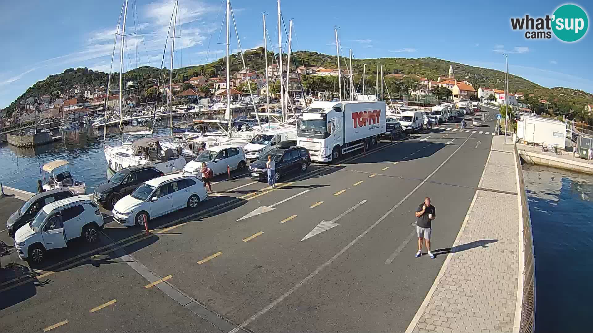 Dalmacija Trajekt Tkon – spletne kamere Hrvaška