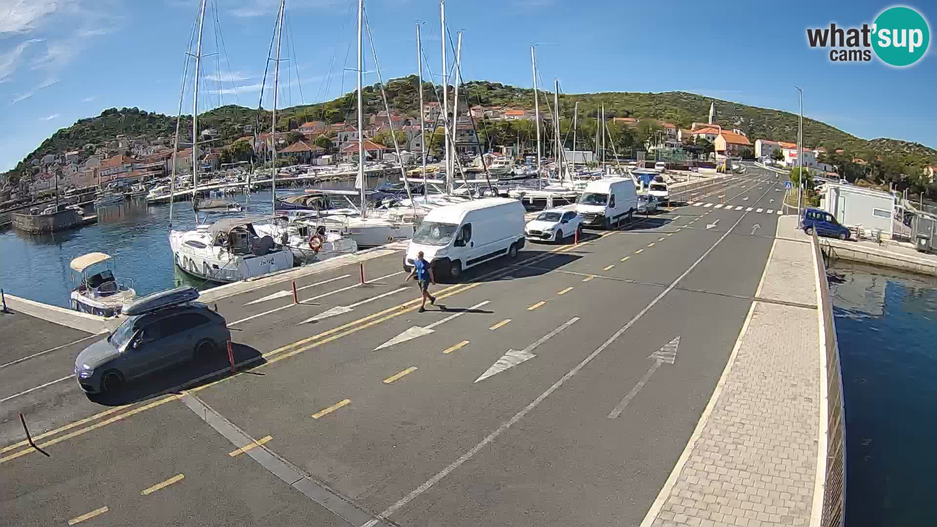 Dalmatie Tkon Traversier – webcams Croatie