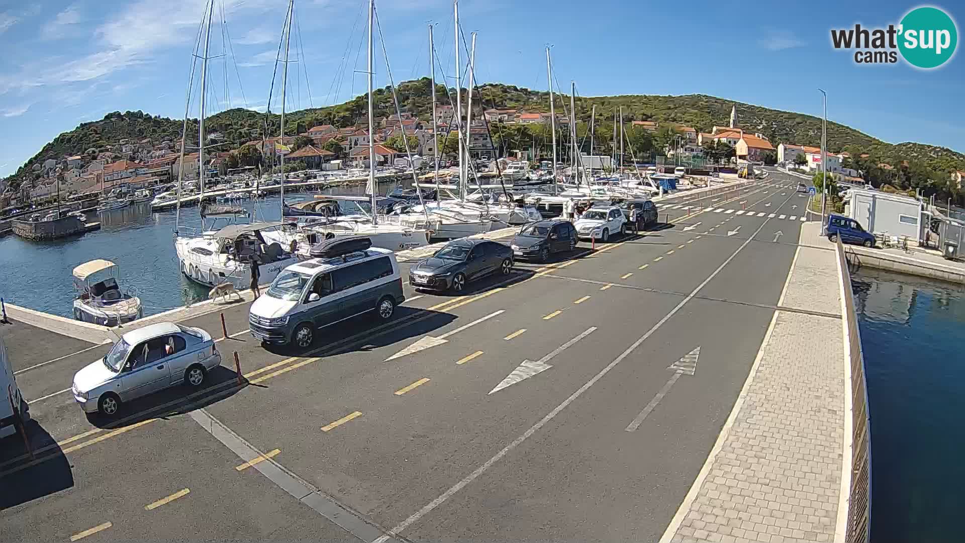 Dalmacia Tkon Transportar- webcams Croacia