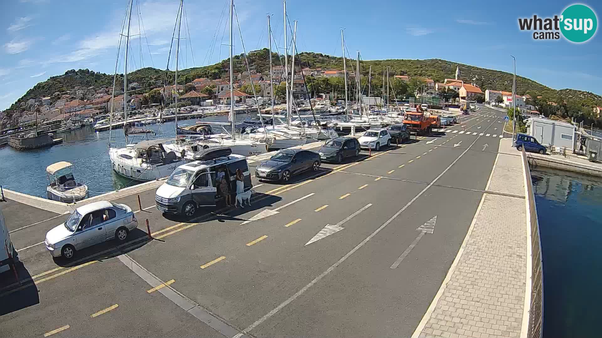 Dalmacija Trajekt Tkon – spletne kamere Hrvaška