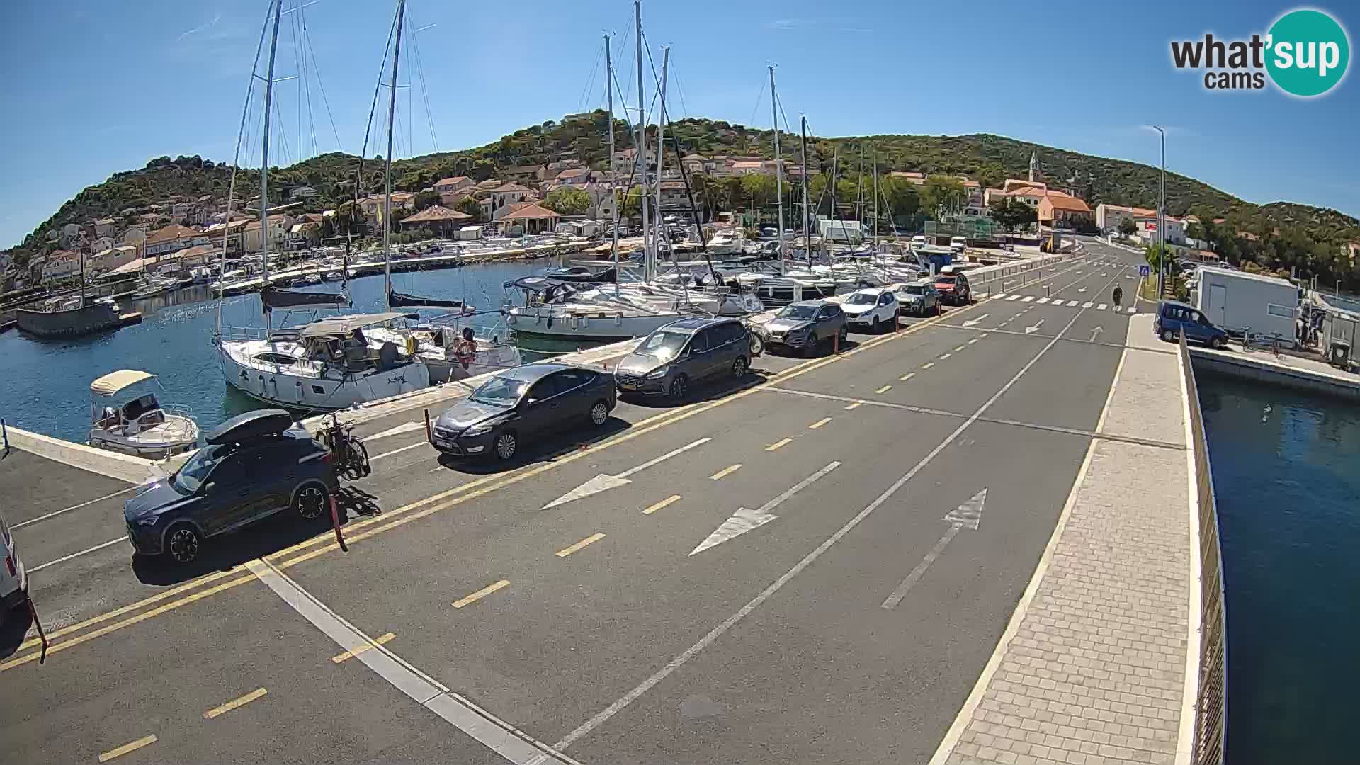 Dalmacija Trajekt Tkon – spletne kamere Hrvaška