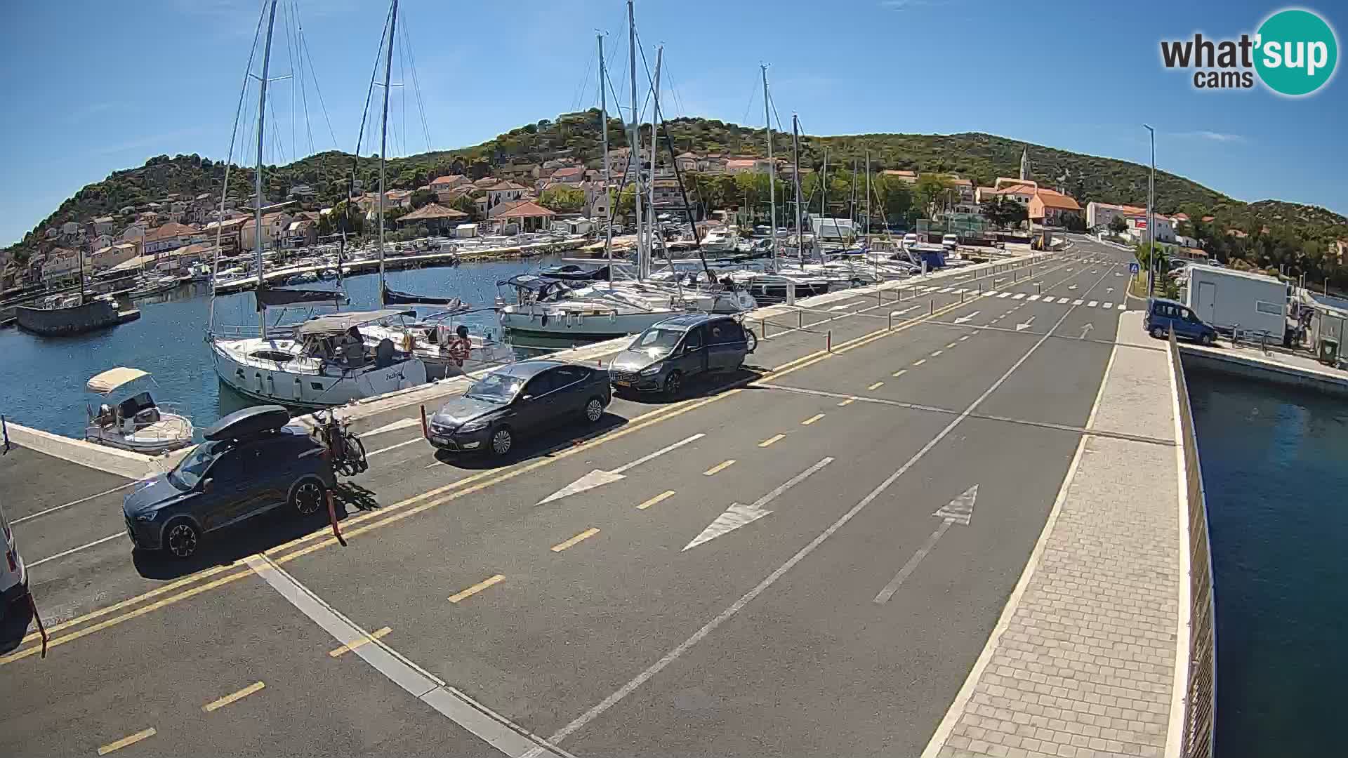 Dalmatie Tkon Traversier – webcams Croatie