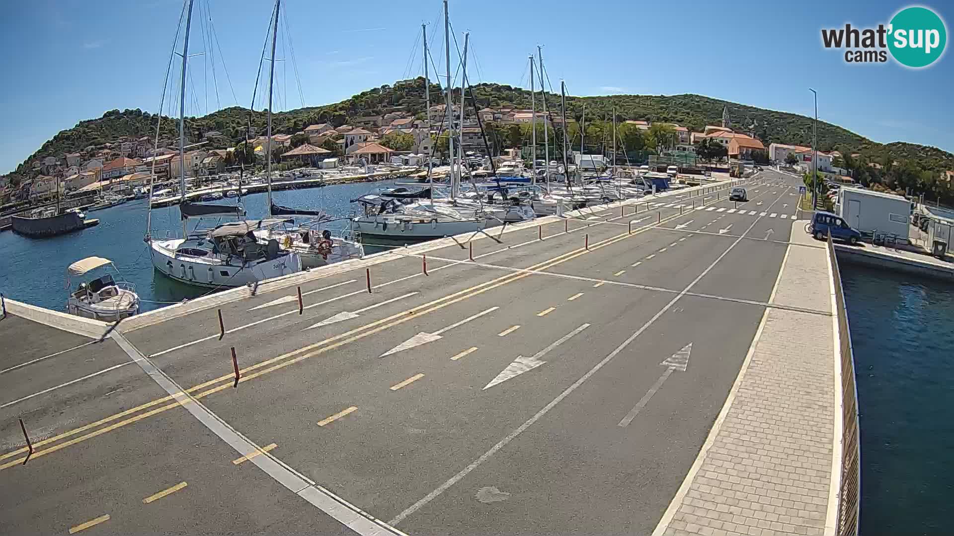 Dalmacija Trajekt Tkon – spletne kamere Hrvaška