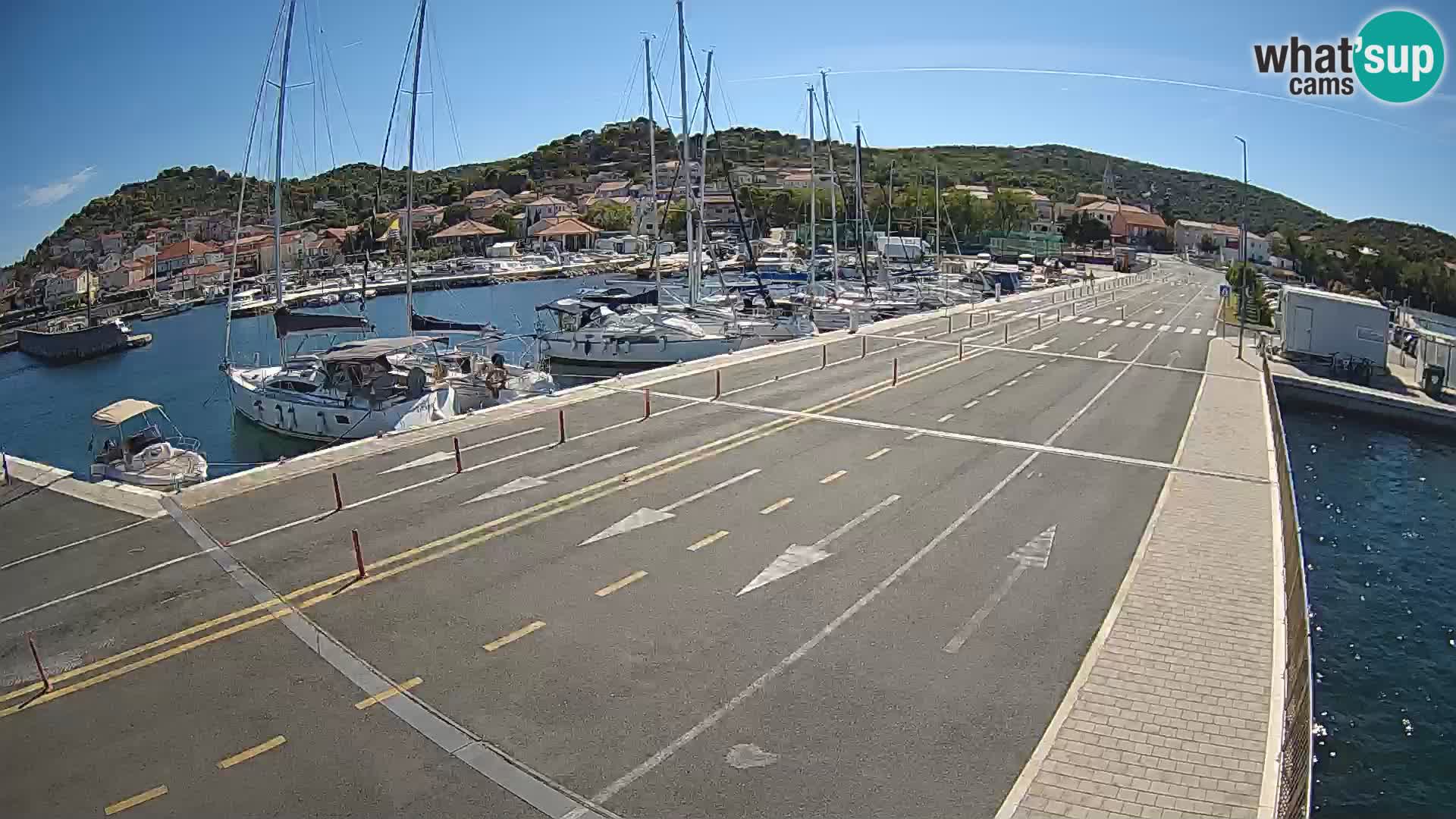Dalmacija Trajekt Tkon – spletne kamere Hrvaška