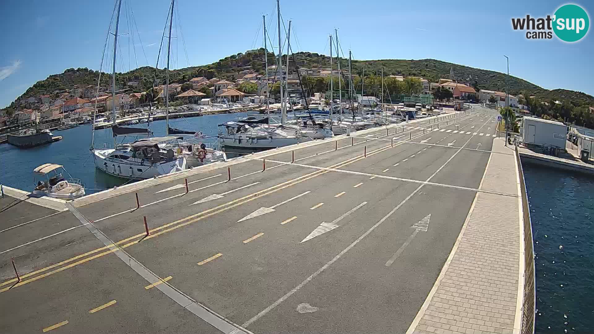 Dalmacija Trajekt Tkon – spletne kamere Hrvaška