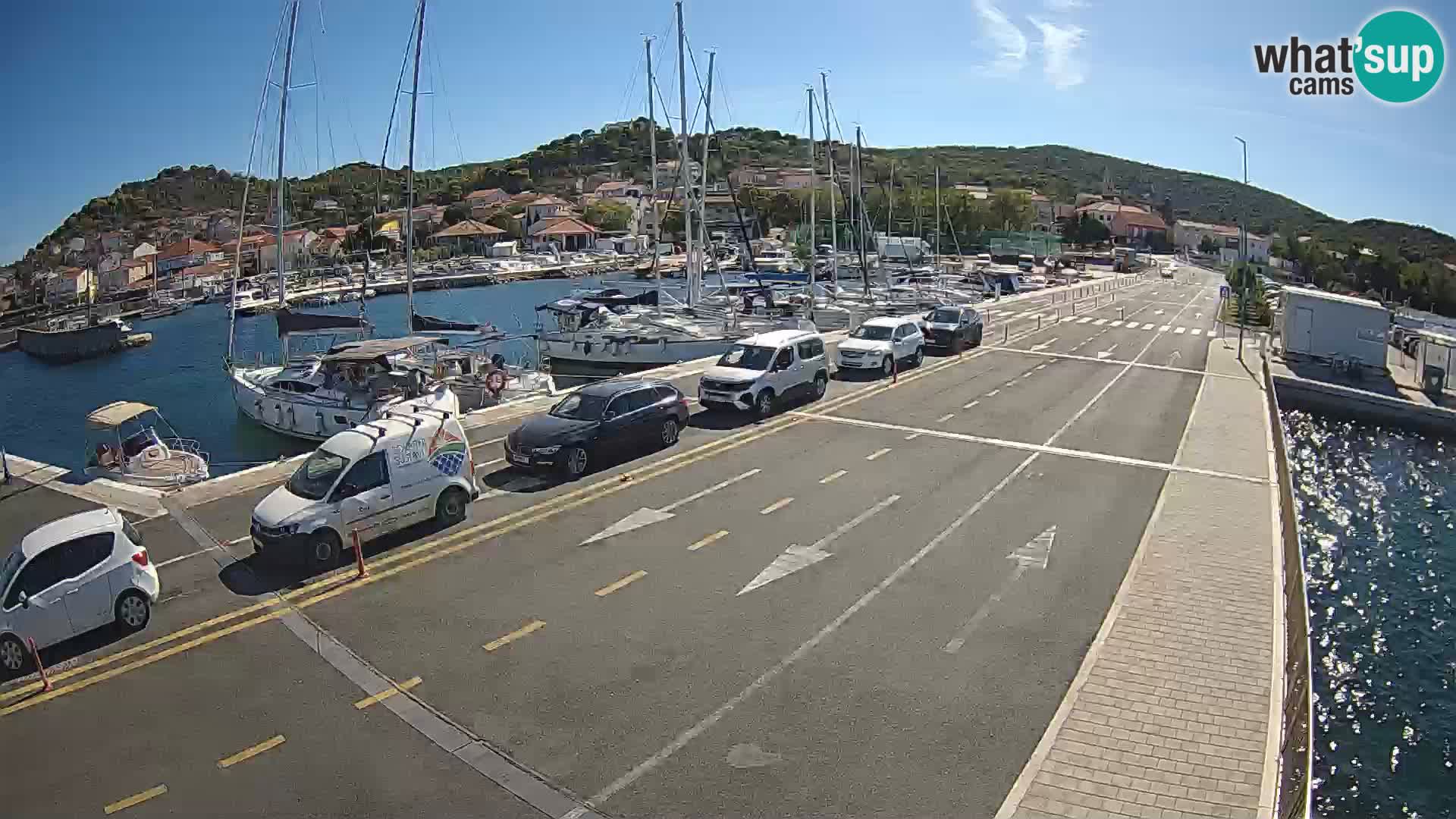 Dalmacia Tkon Transportar- webcams Croacia