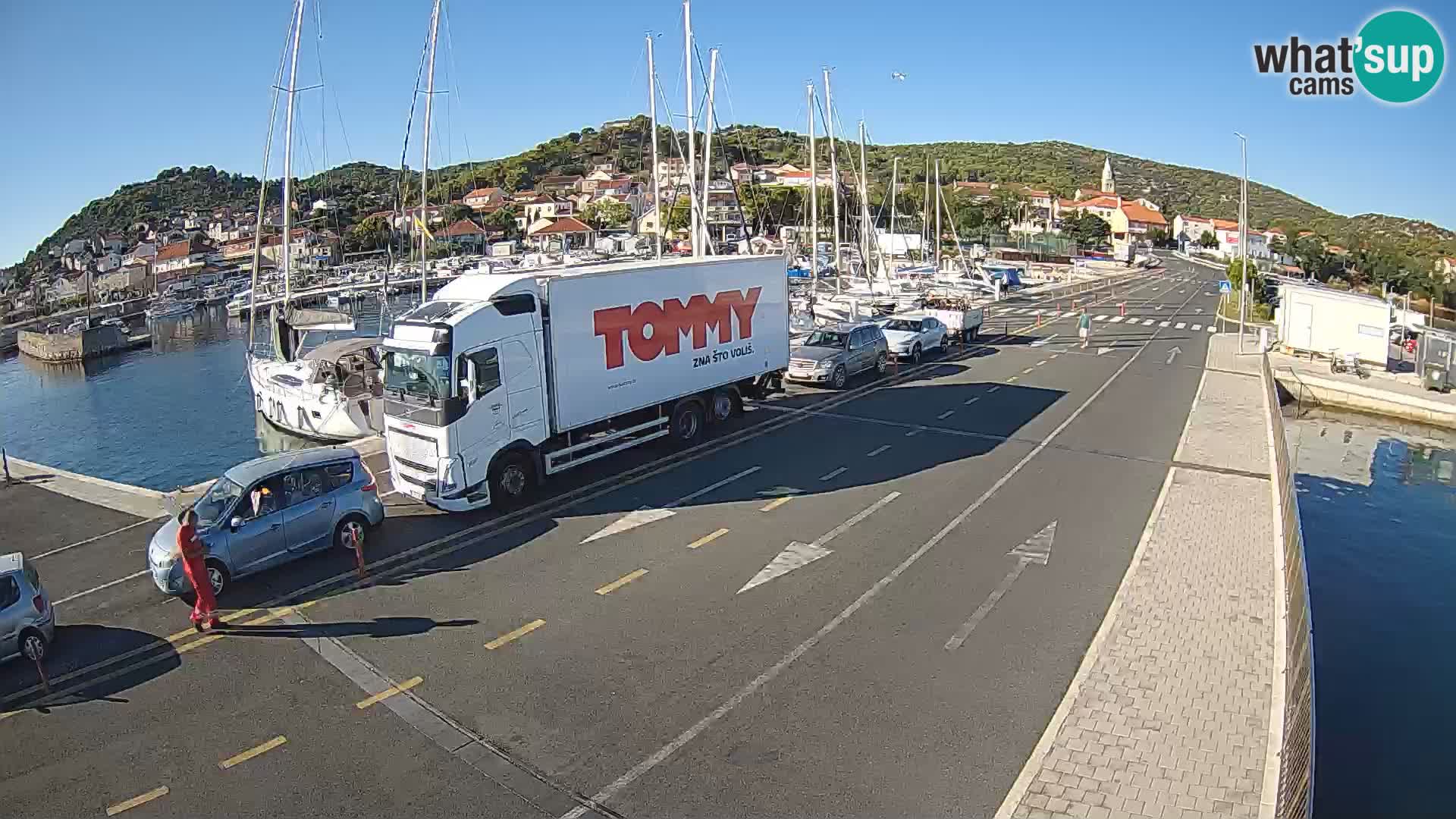 Dalmacia Tkon Transportar- webcams Croacia
