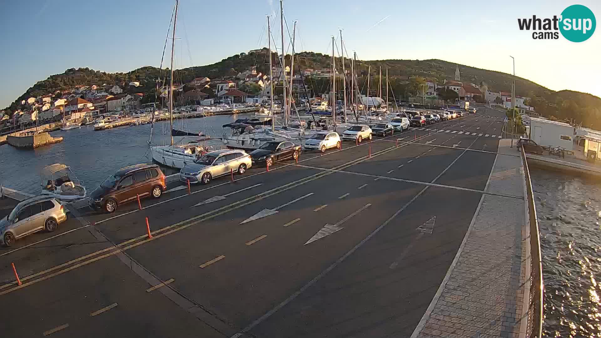 Dalmatia Tkon Ferry – webcams Croatia