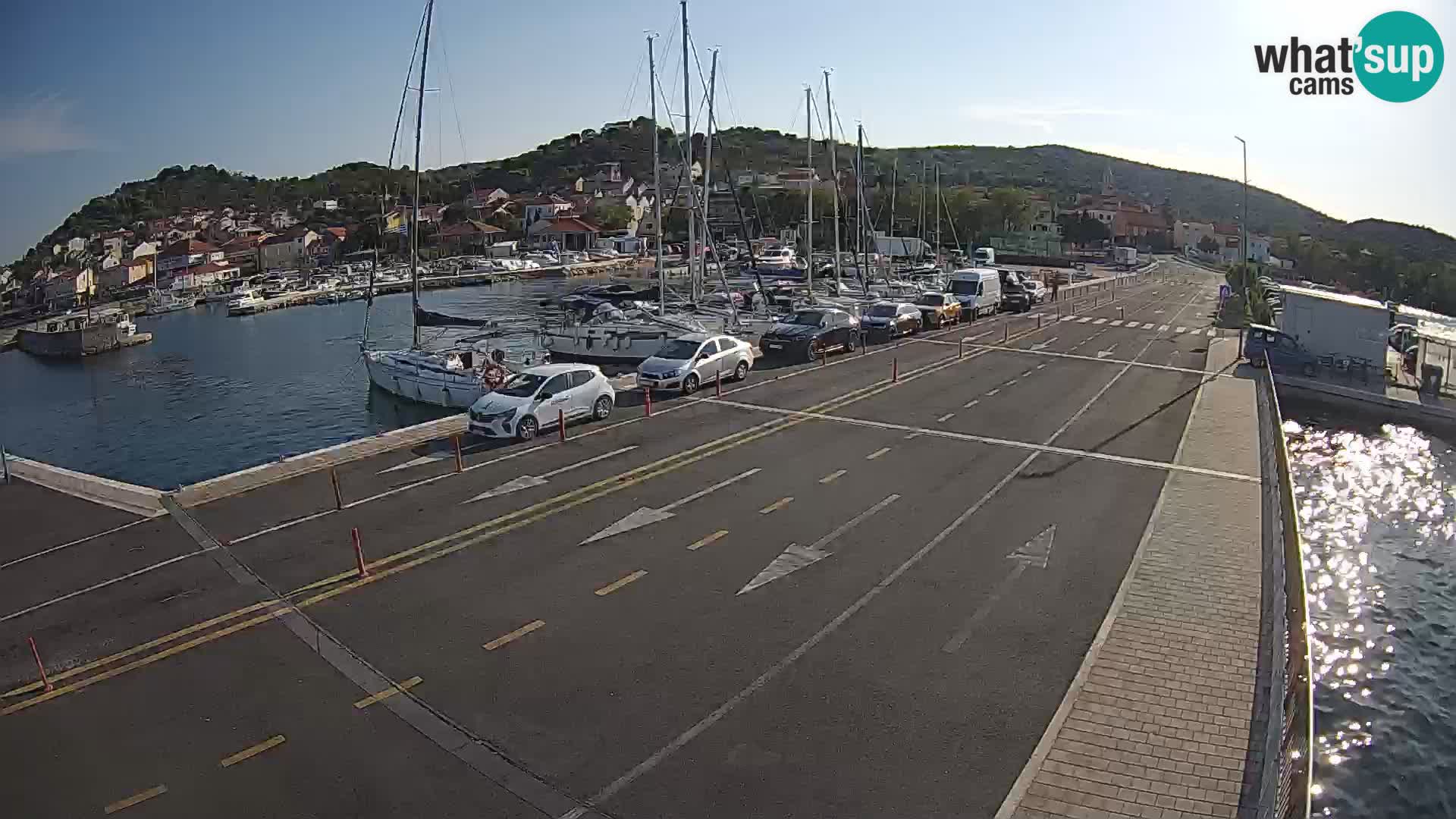 Dalmacia Tkon Transportar- webcams Croacia