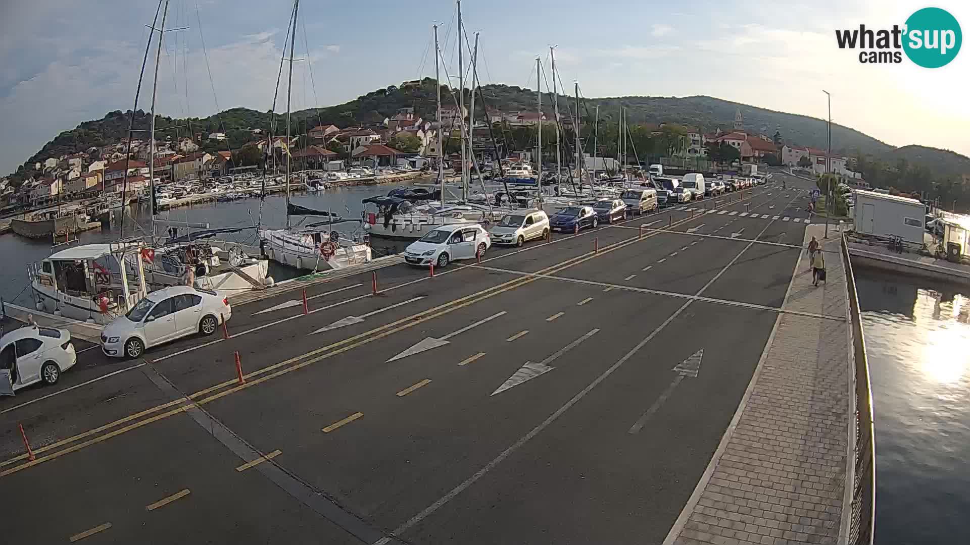 Dalmacia Tkon Transportar- webcams Croacia