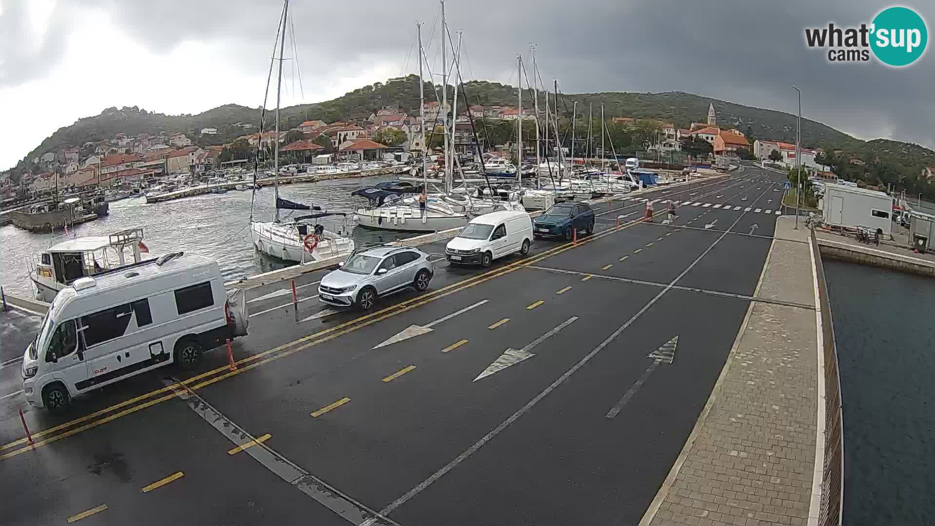 Dalmacija Trajekt Tkon – spletne kamere Hrvaška