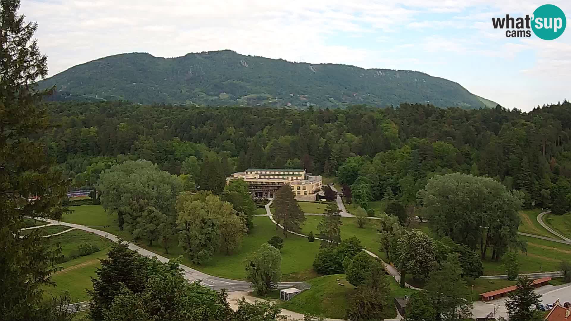Trakošćan – Blick vom Schloss