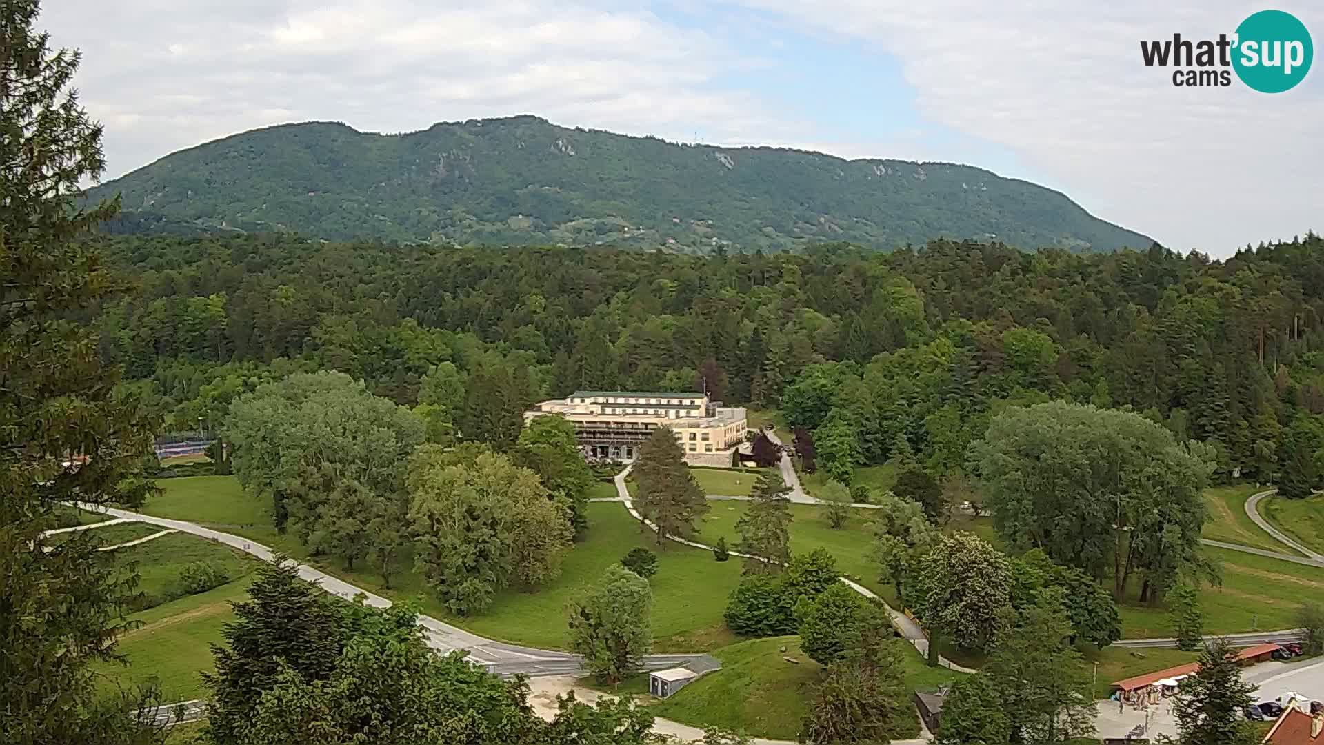 Trakošćan – Blick vom Schloss