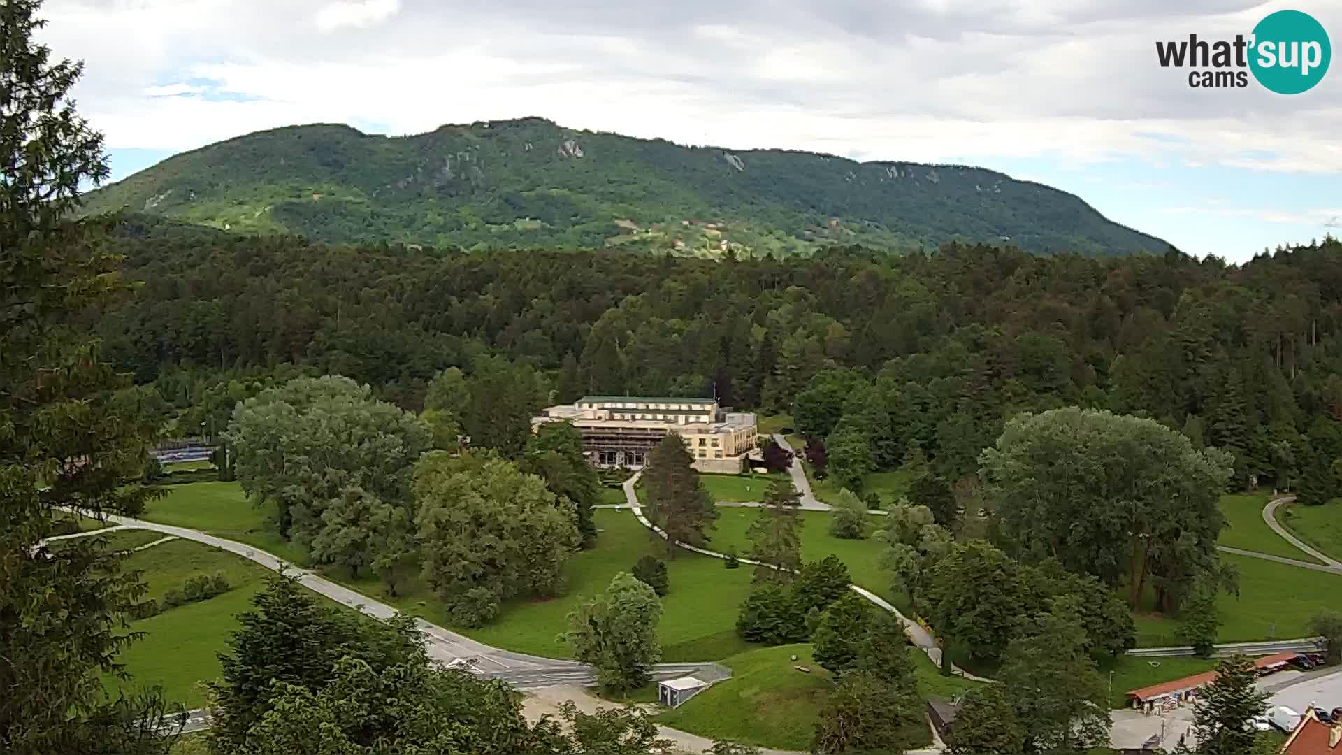 Trakošćan – Blick vom Schloss