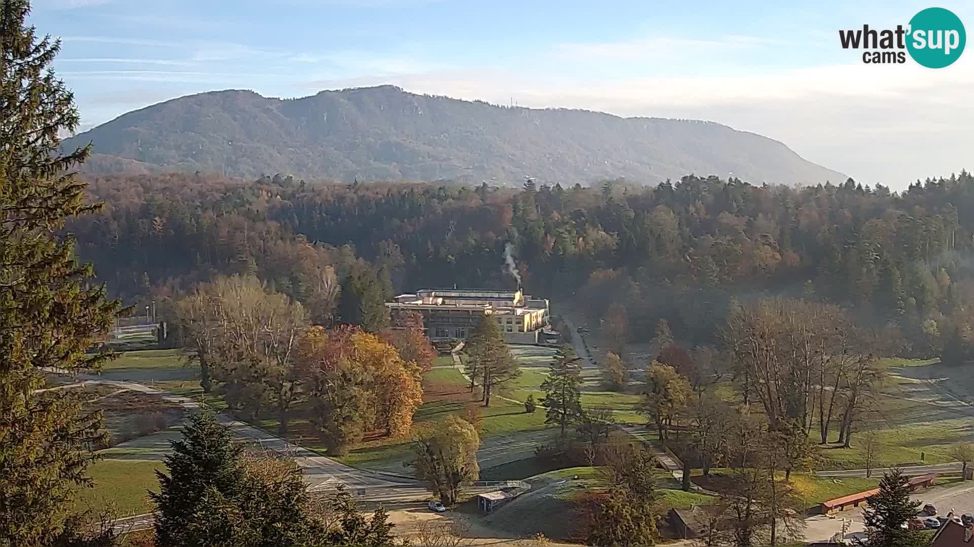 Trakošćan – Blick vom Schloss