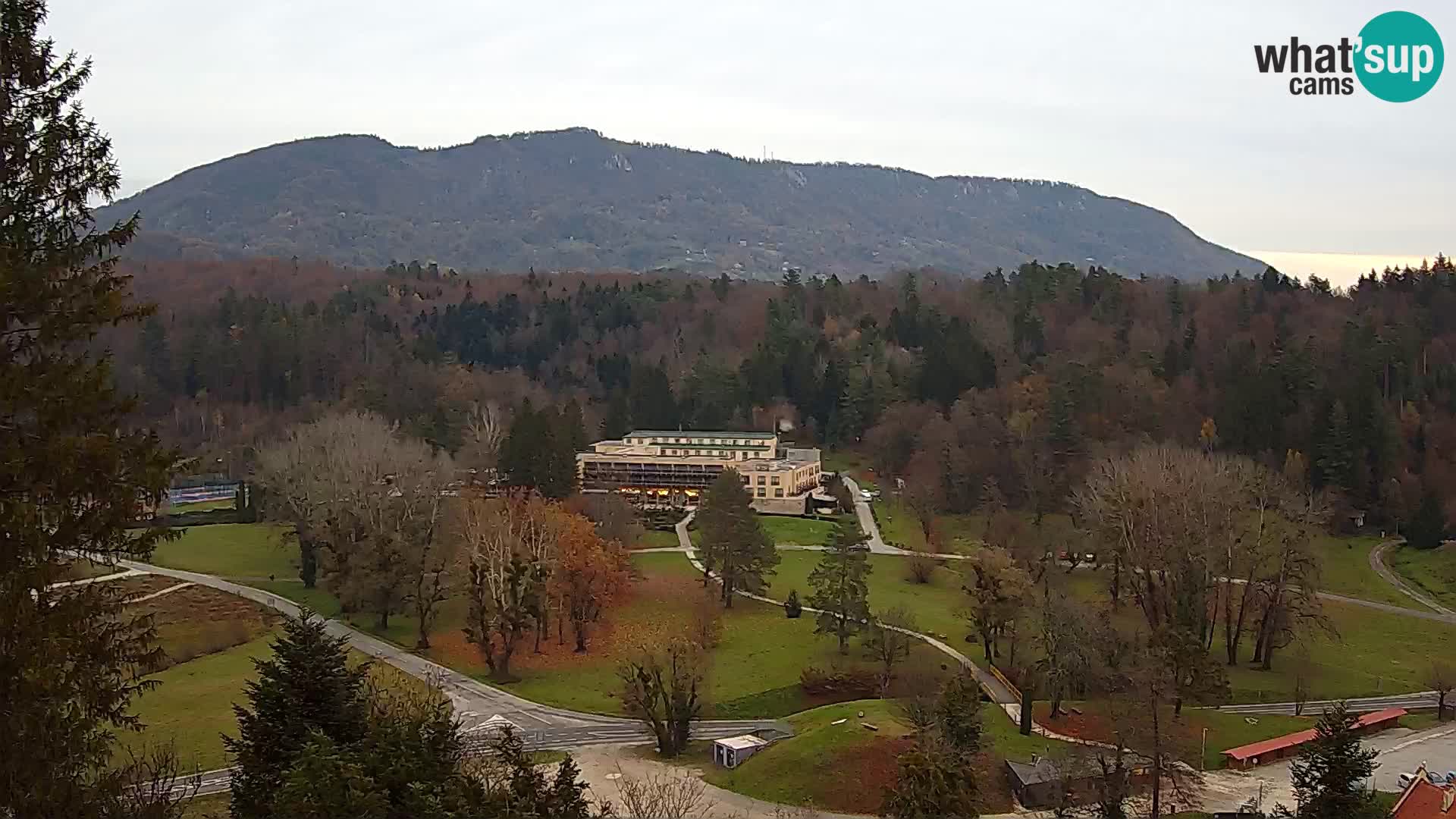 Trakošćan – Blick vom Schloss