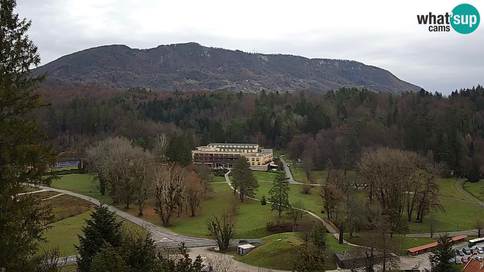 Trakošćan – Blick vom Schloss