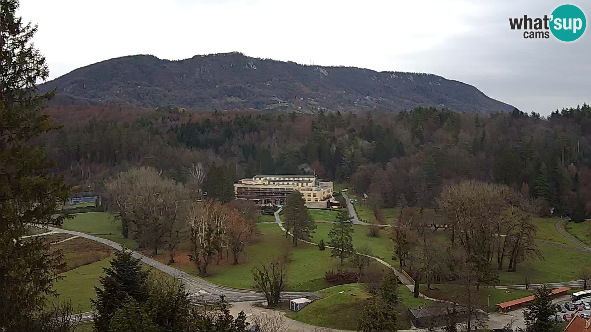 Trakošćan – Blick vom Schloss