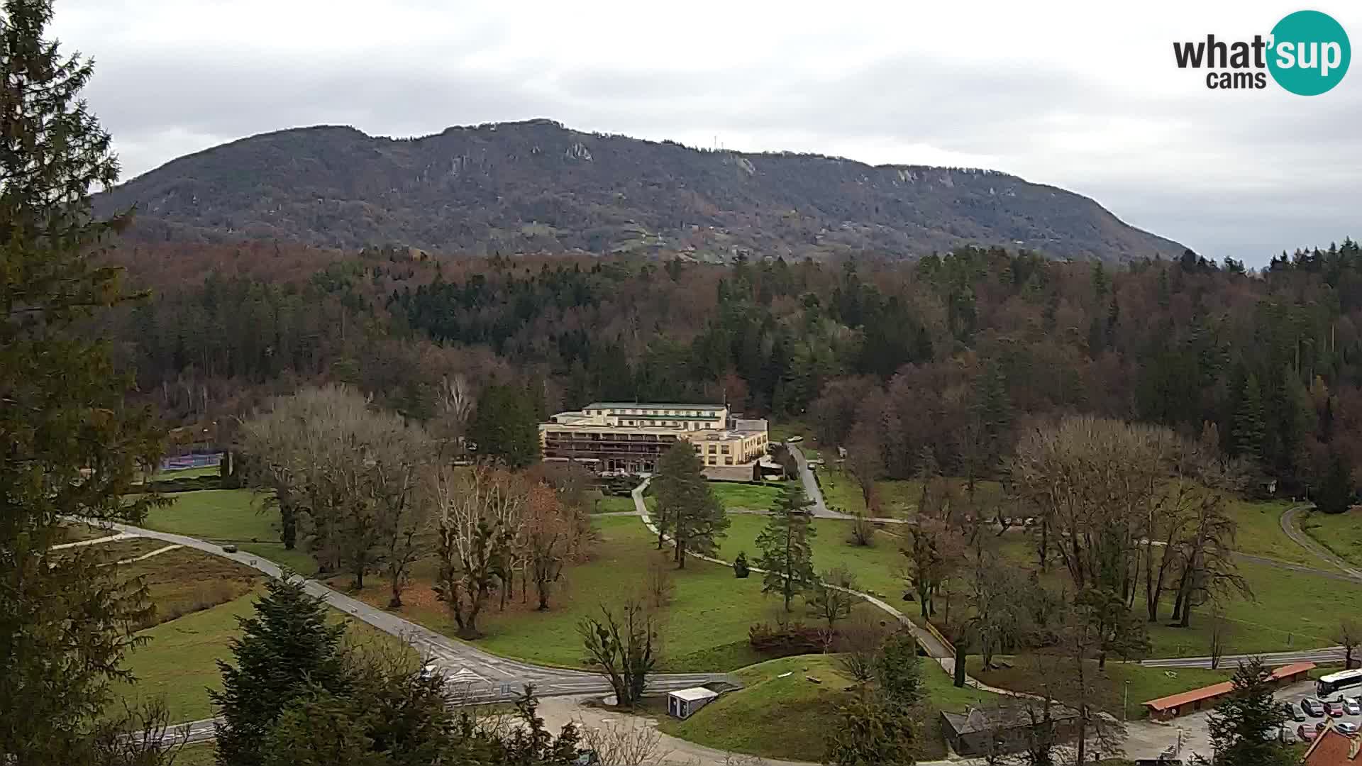 Trakošćan – Blick vom Schloss