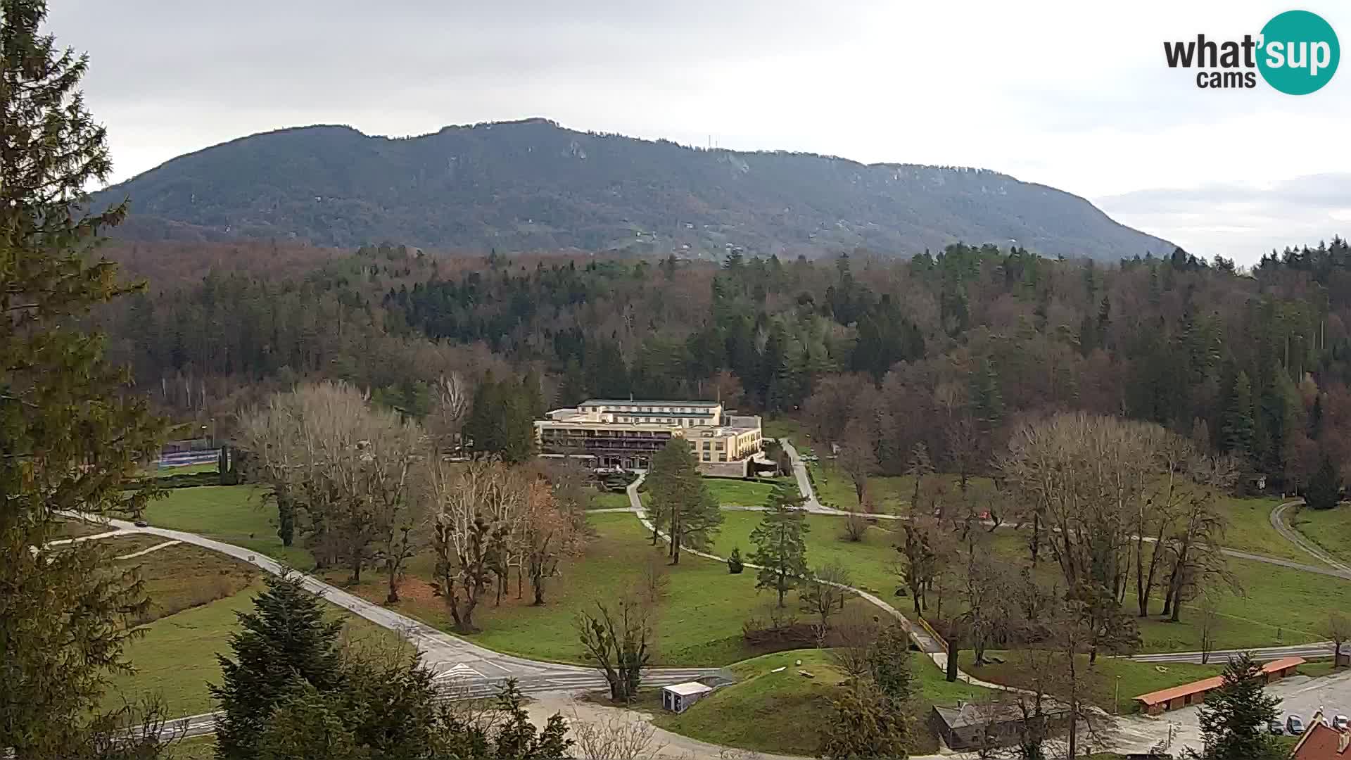 Trakošćan – Blick vom Schloss