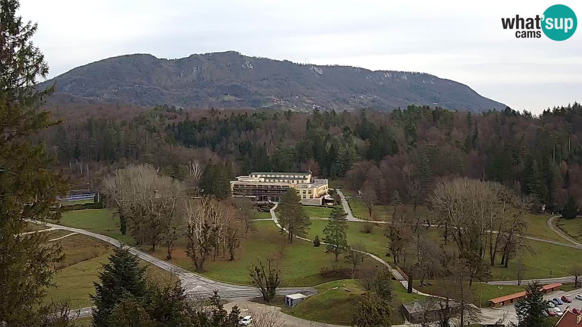 Trakošćan – Blick vom Schloss