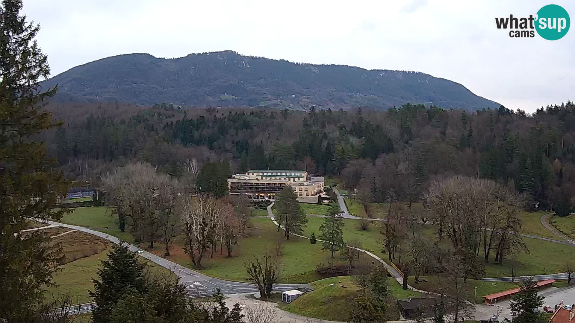 Trakošćan – Blick vom Schloss