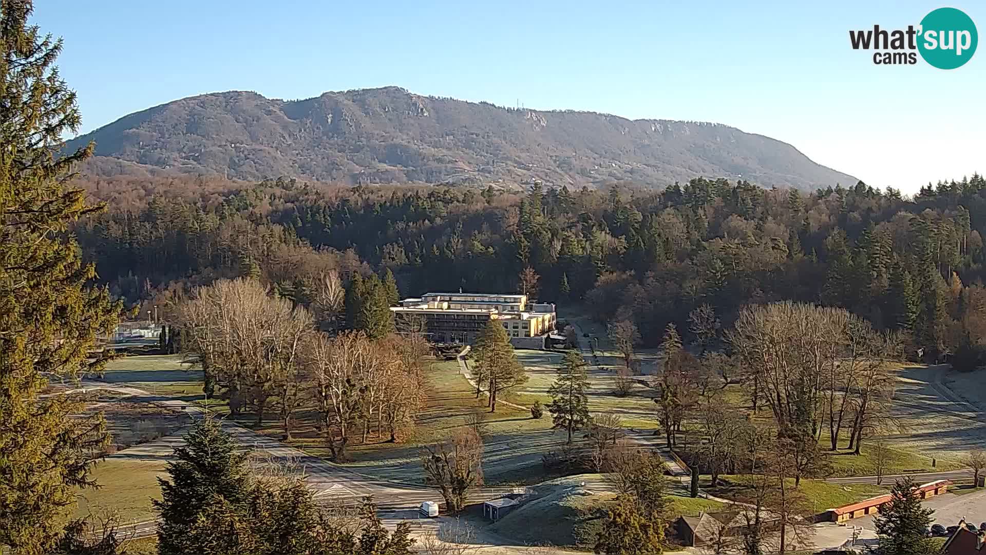 Trakošćan – Blick vom Schloss