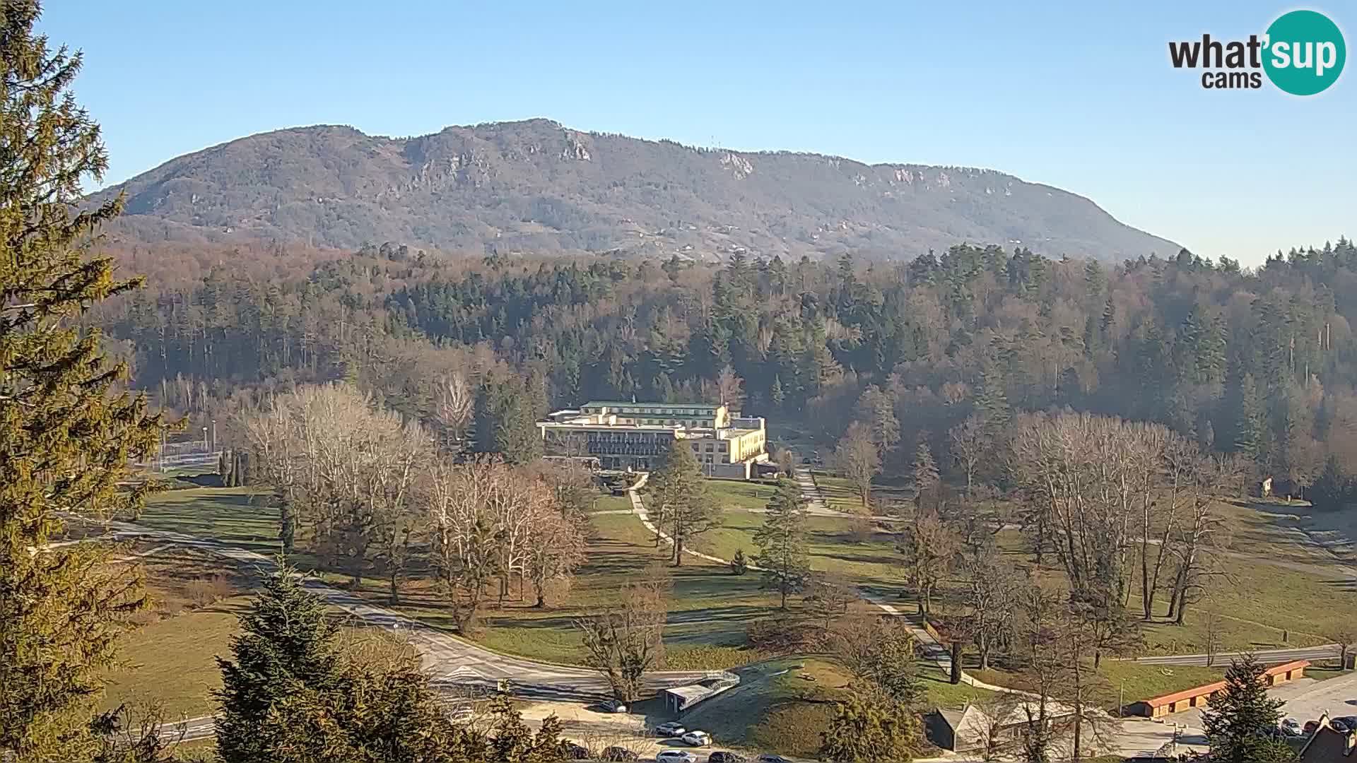 Trakošćan – Blick vom Schloss