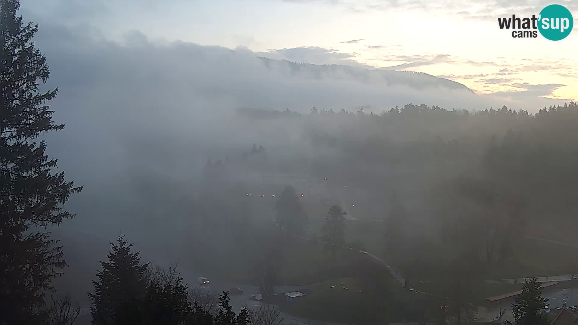 Trakošćan – Blick vom Schloss