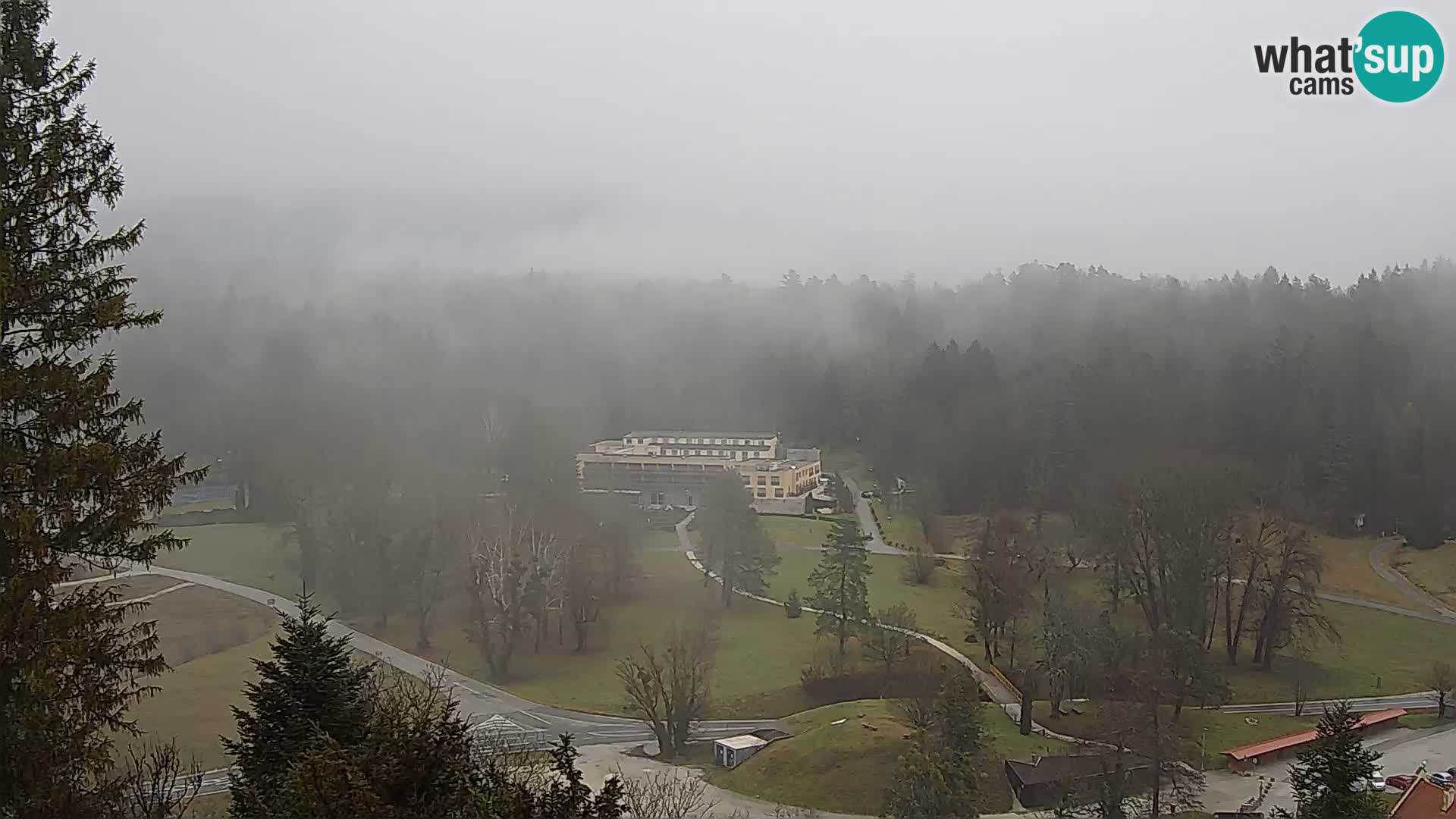 Trakošćan – Blick vom Schloss