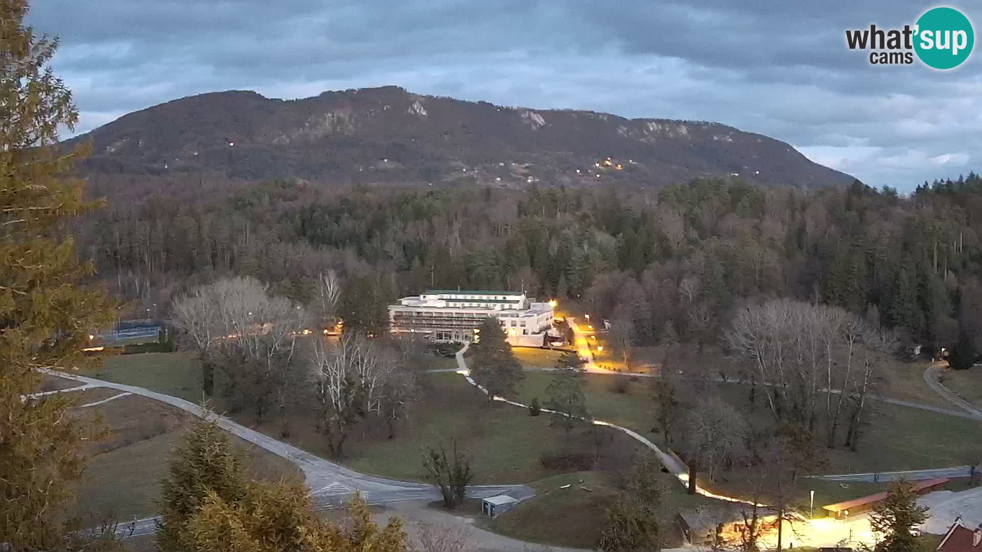 Trakošćan – Blick vom Schloss