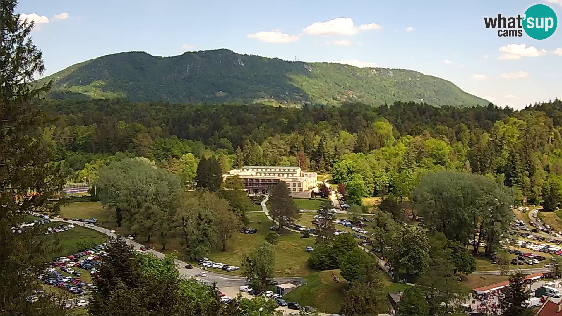 Trakošćan – Blick vom Schloss