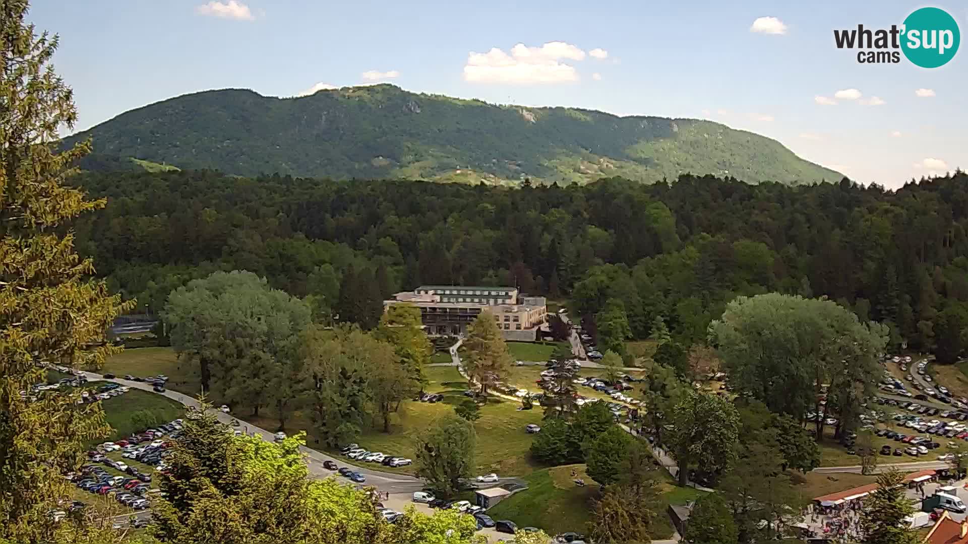 Trakošćan – Blick vom Schloss