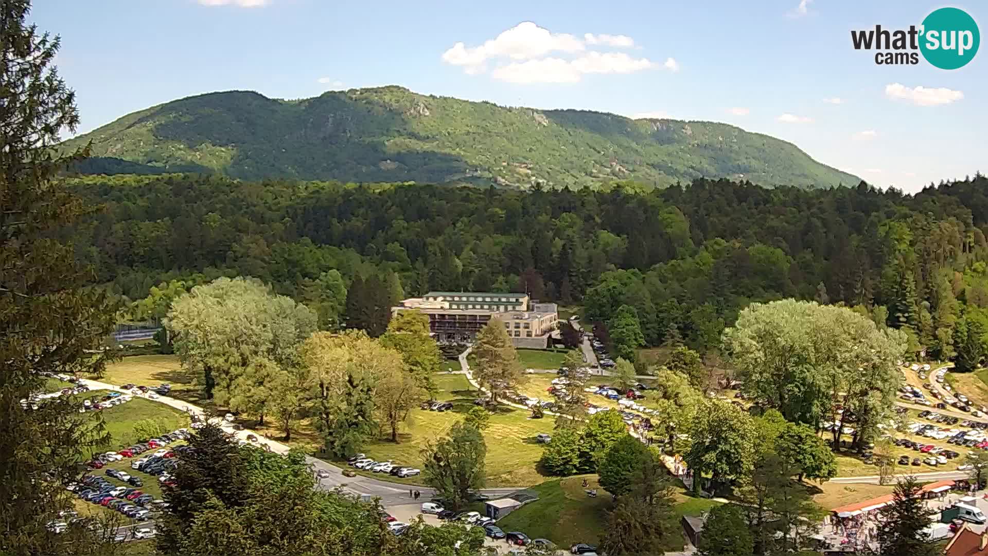 Trakošćan – Blick vom Schloss