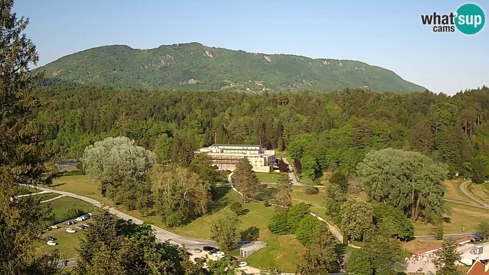 Trakošćan – Blick vom Schloss