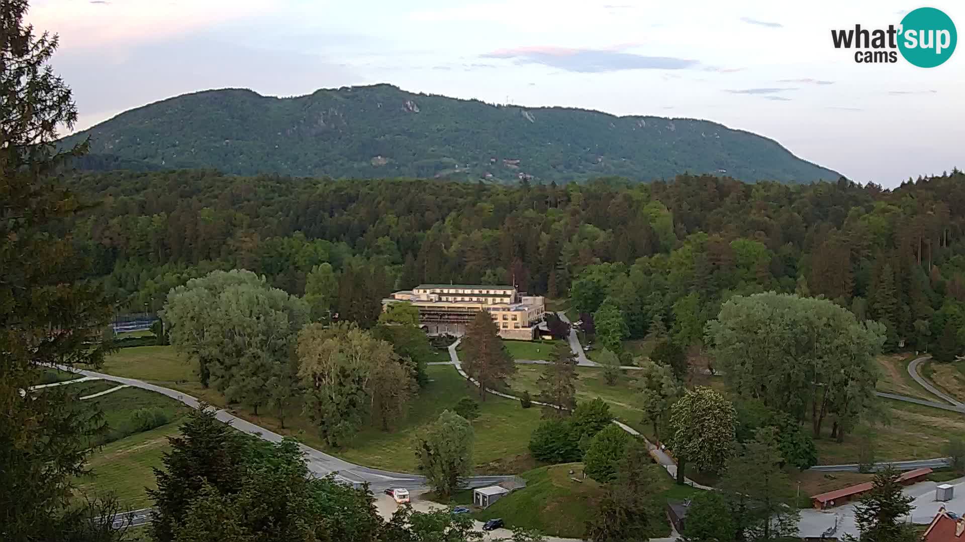 Trakošćan – Blick vom Schloss