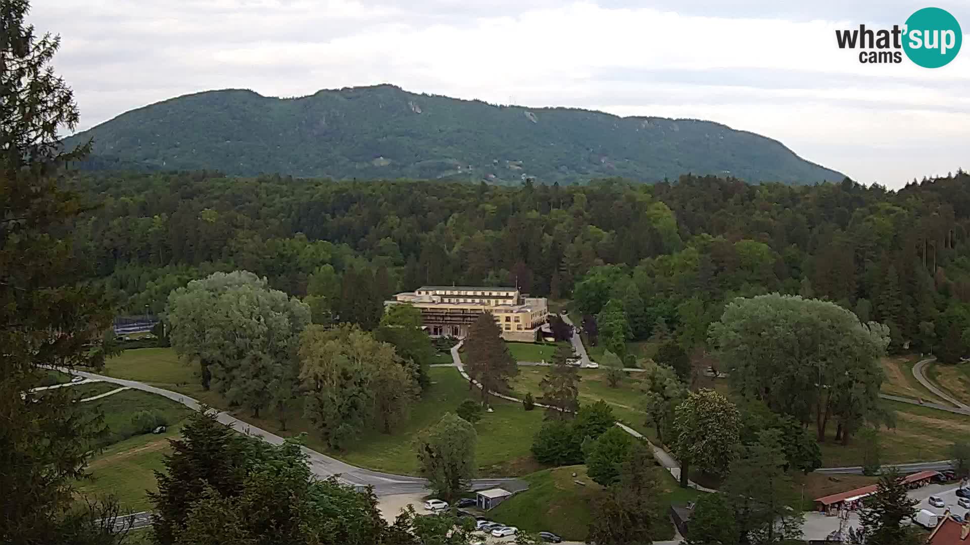 Trakošćan – Blick vom Schloss