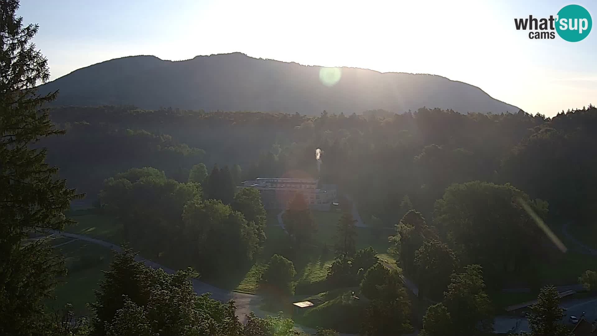 Trakošćan – Blick vom Schloss