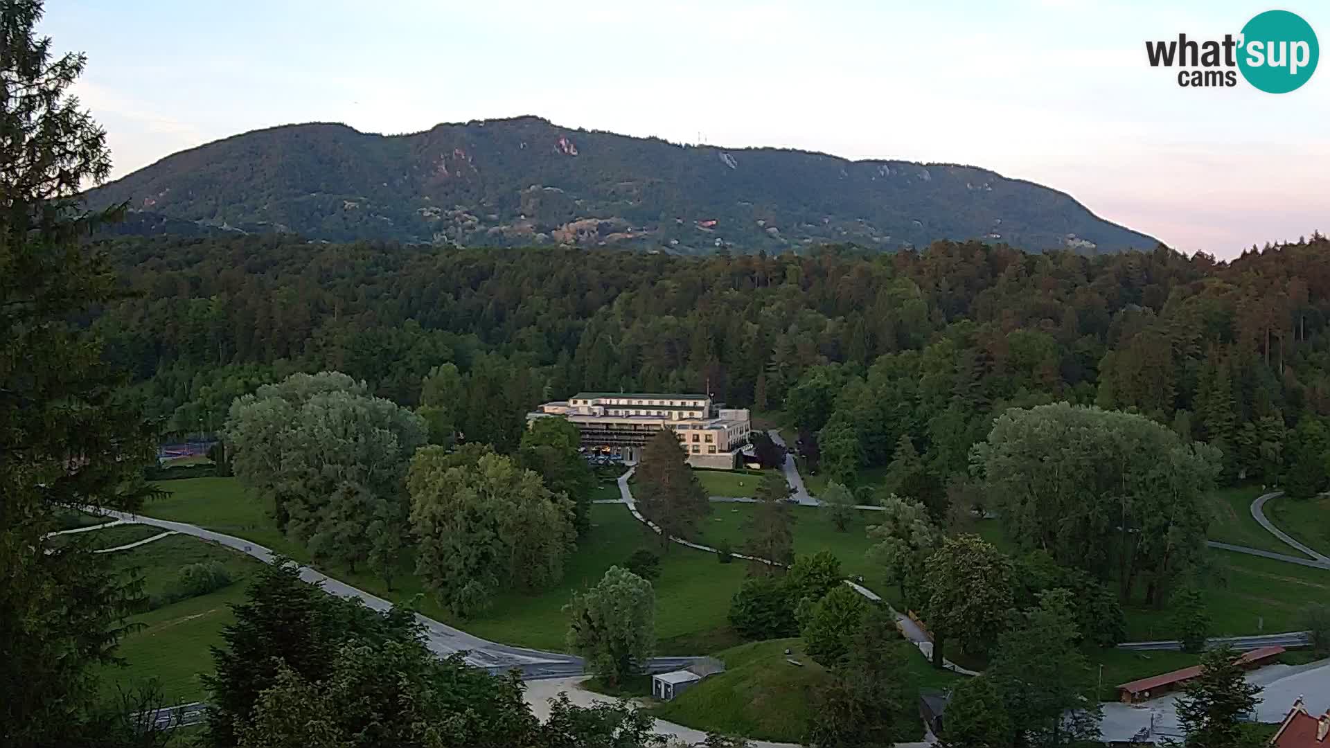 Trakošćan – Blick vom Schloss