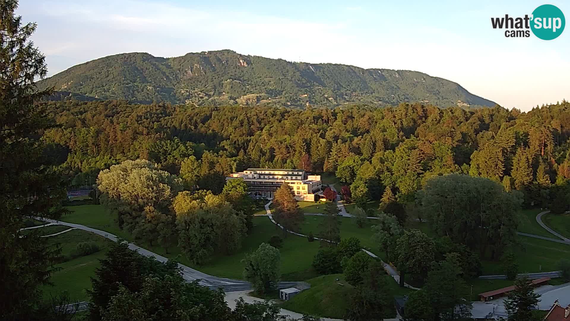 Trakošćan – Blick vom Schloss