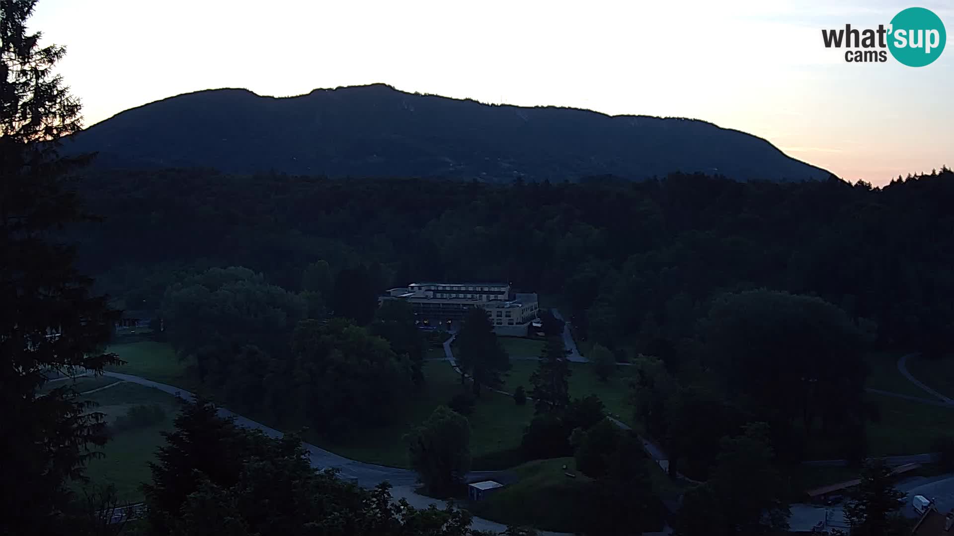 Trakošćan – Blick vom Schloss