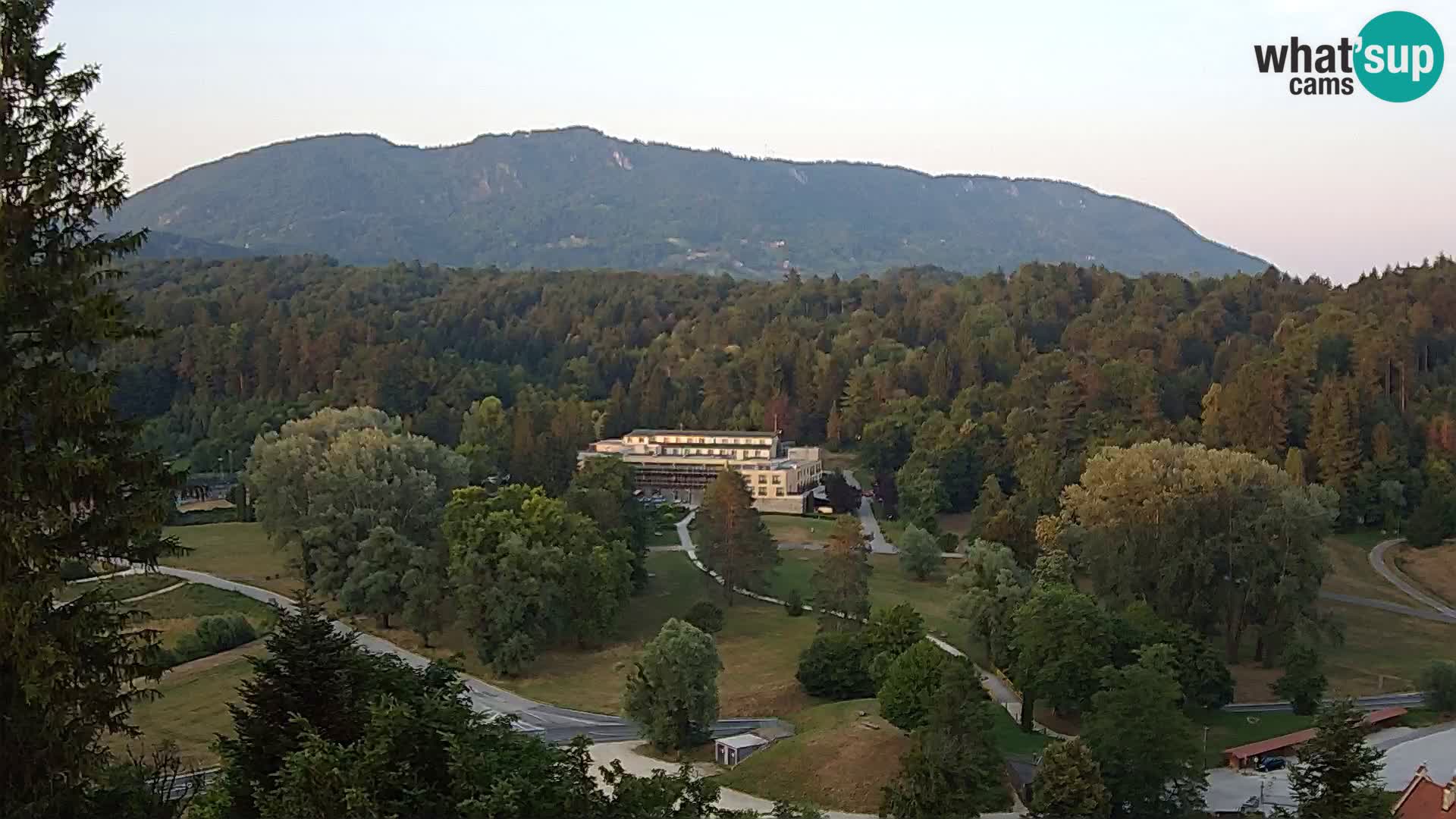 Trakošćan – Blick vom Schloss