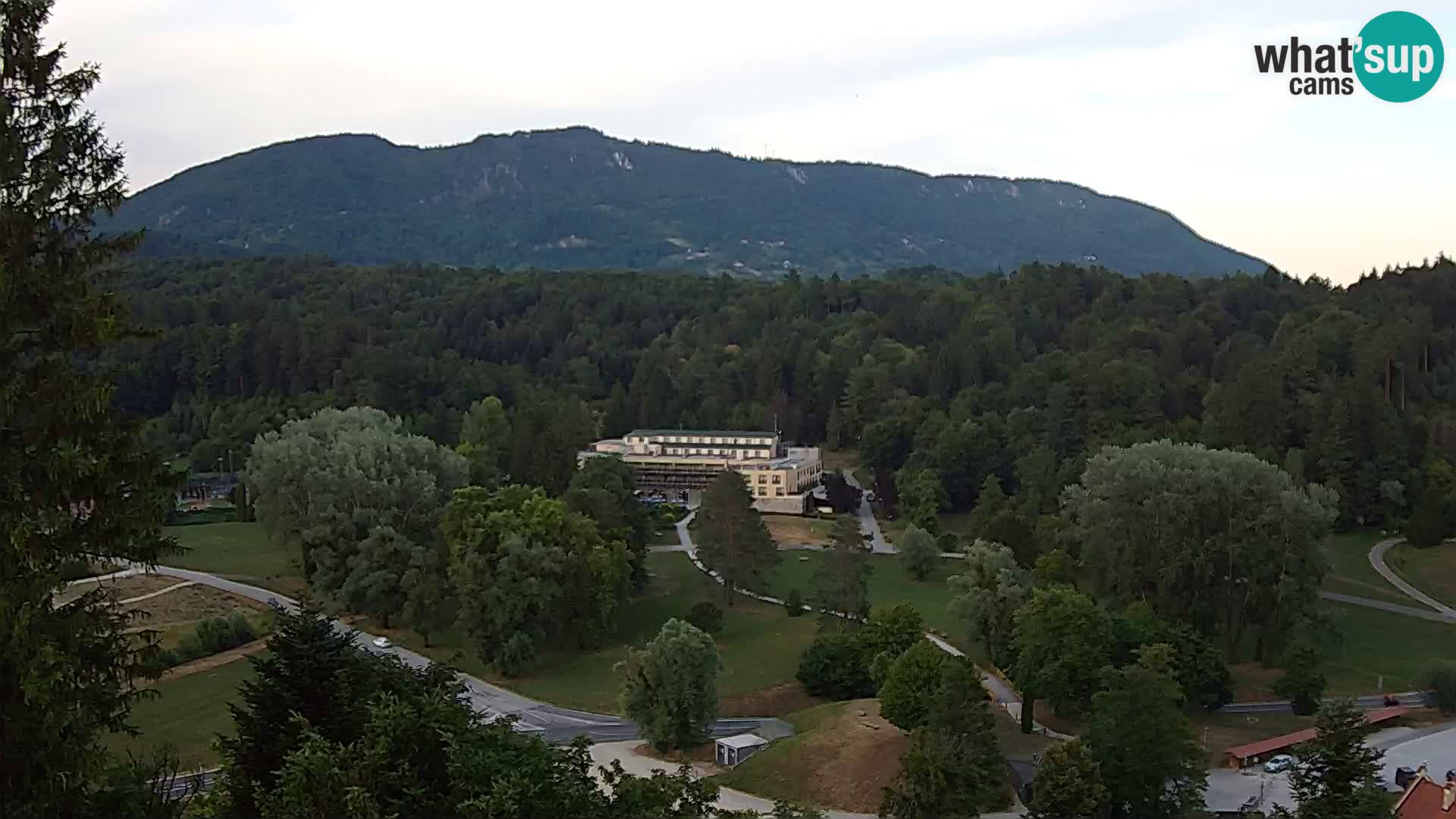 Trakošćan – Blick vom Schloss