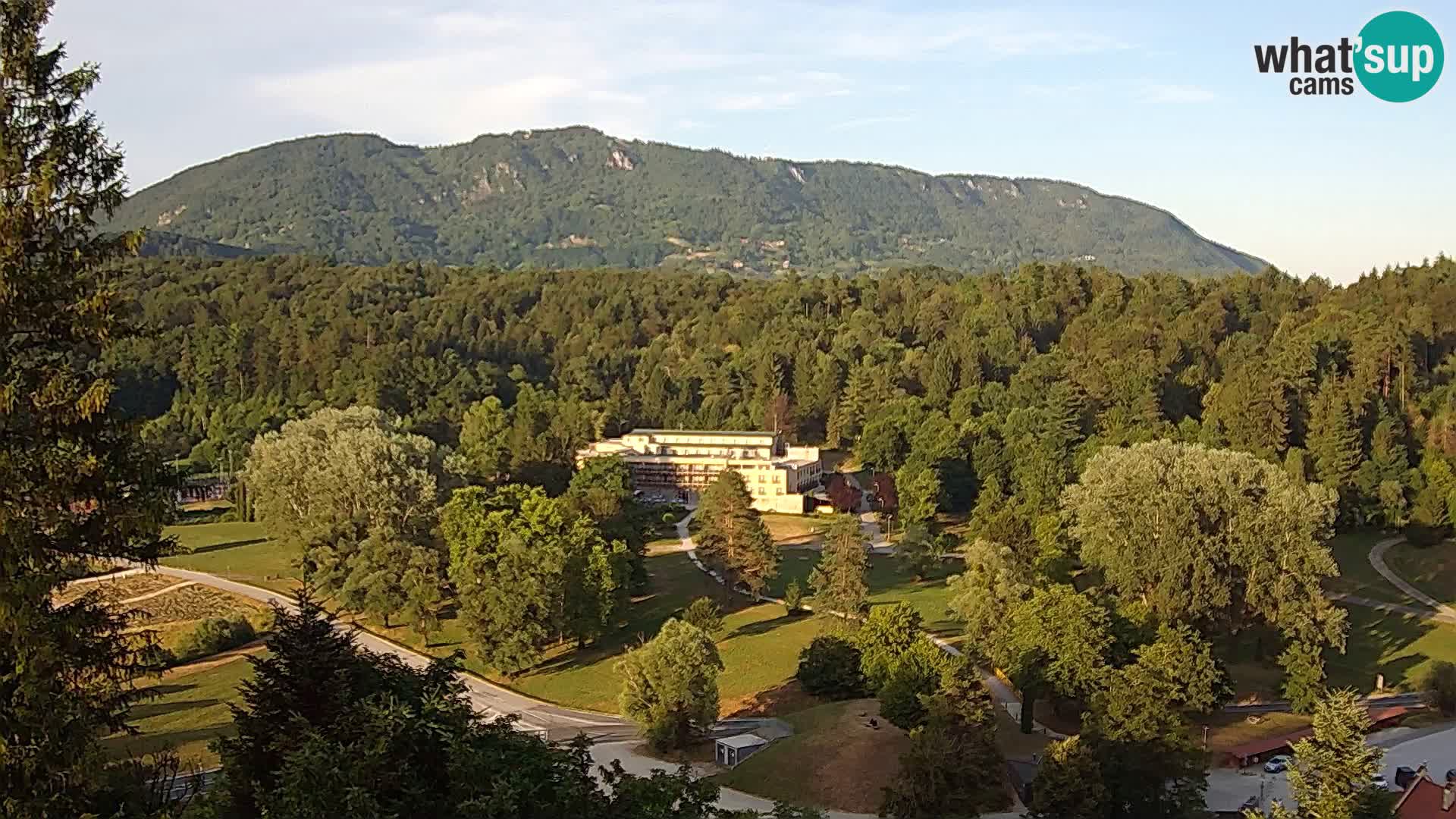 Trakošćan – Blick vom Schloss