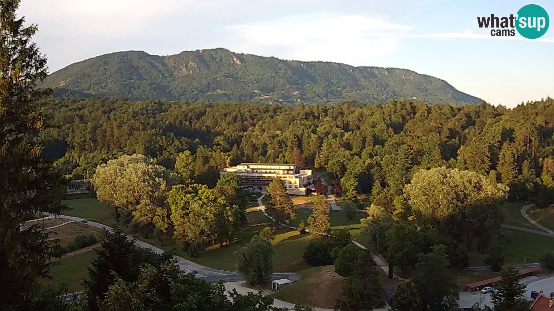 Trakošćan – Blick vom Schloss