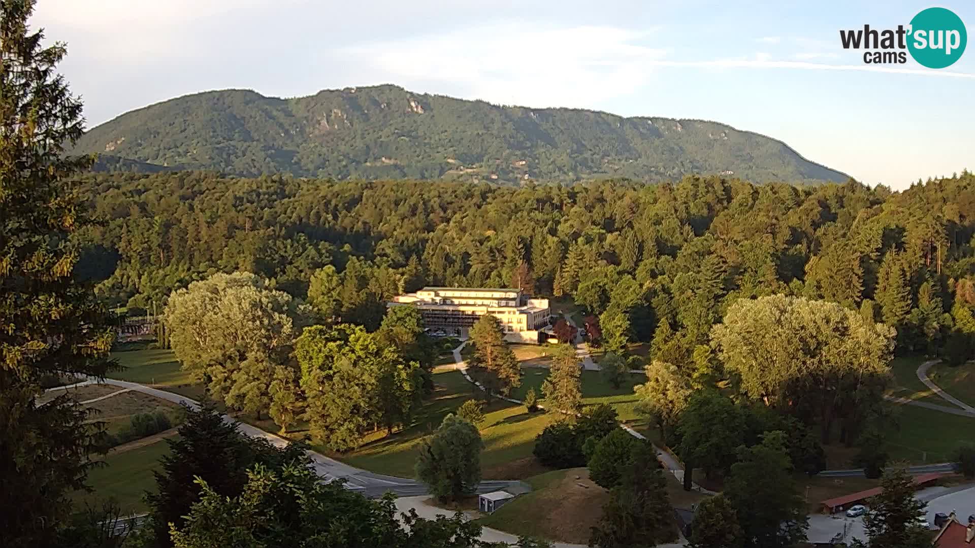 Trakošćan – Blick vom Schloss