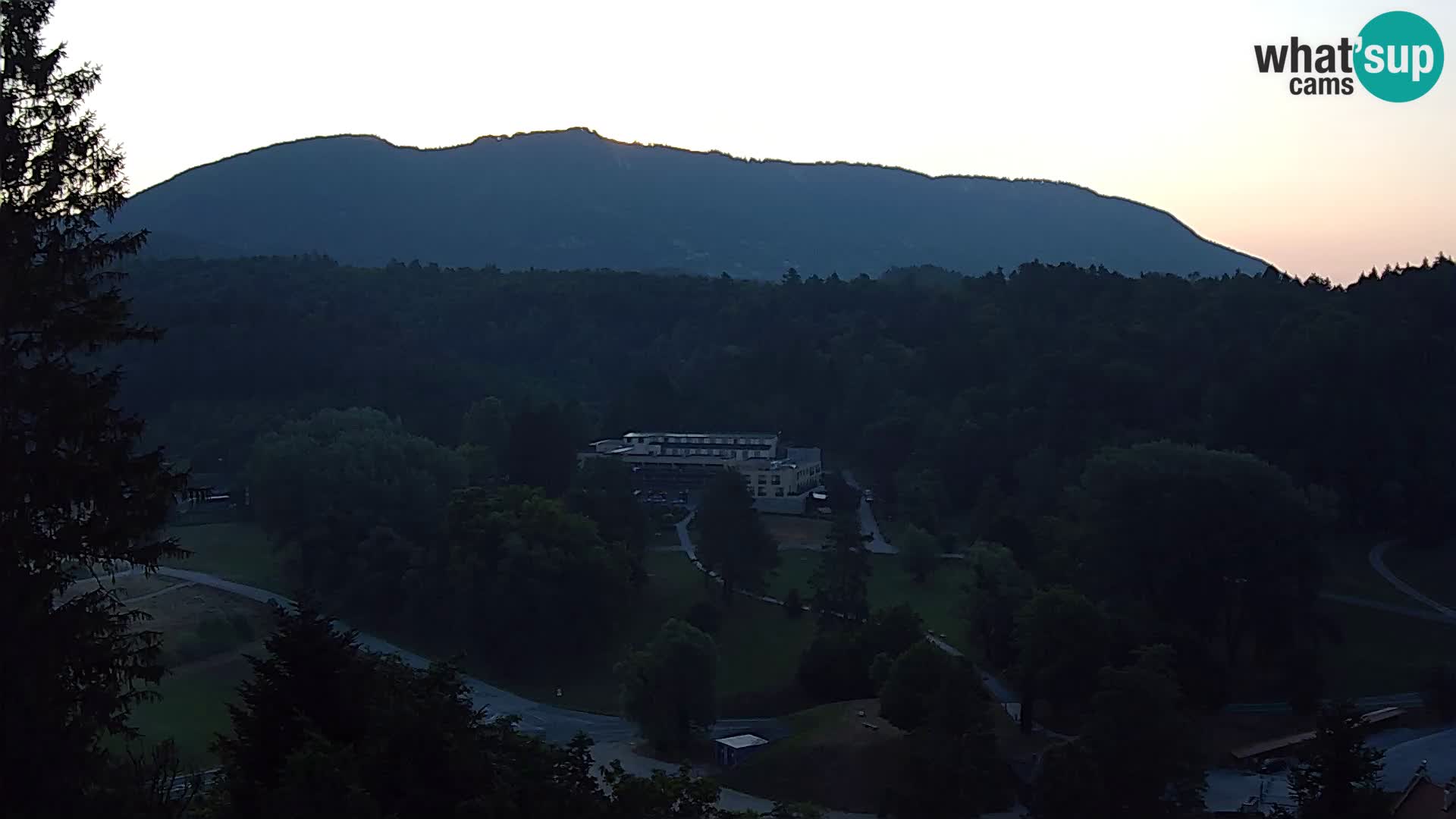 Trakošćan – Blick vom Schloss