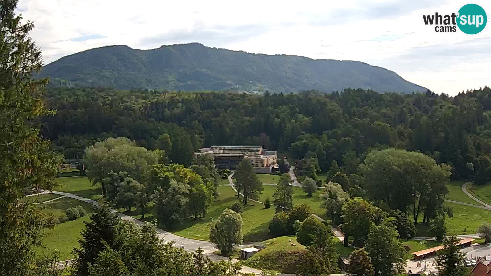 Trakošćan – Blick vom Schloss