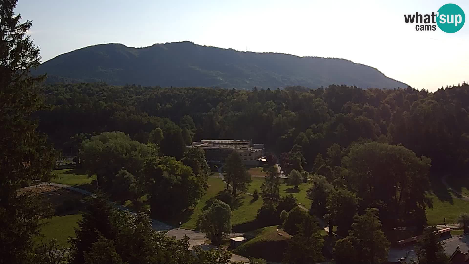 Trakošćan – Blick vom Schloss