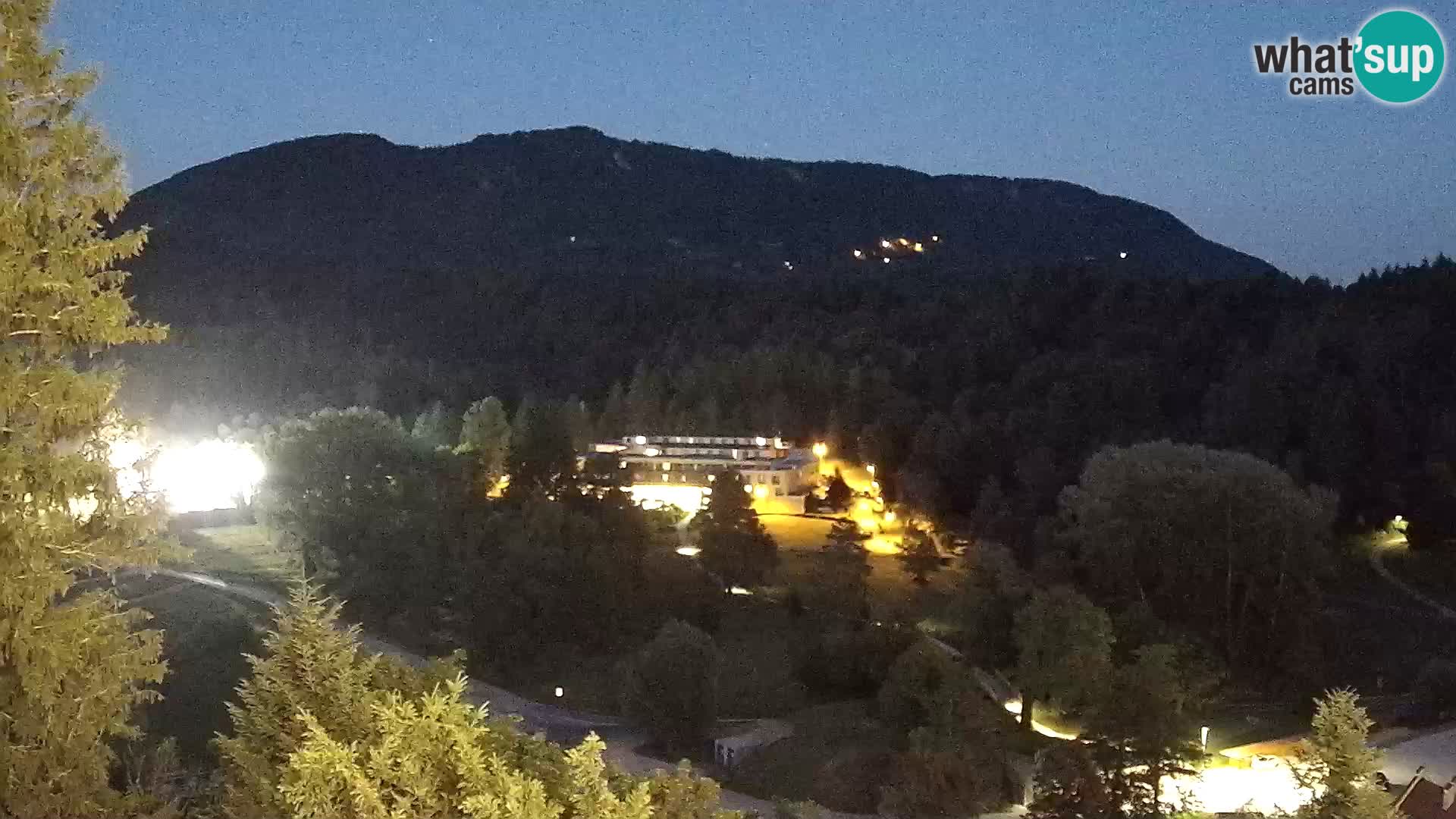 Trakošćan – Blick vom Schloss